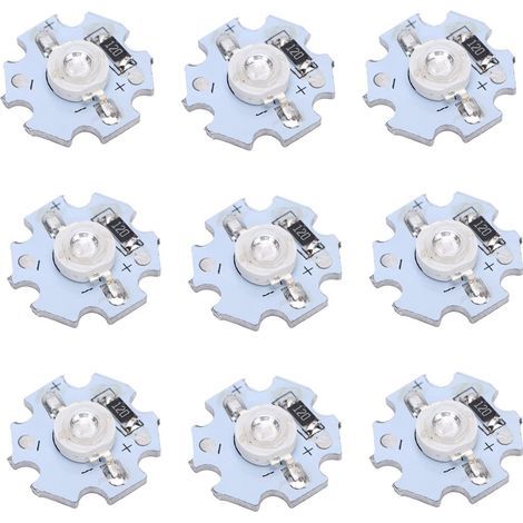 Perle LED, 25pcs Perles de Lampe LED Solides et durables Poids léger pour Le Remplacement de l'ampoule de projecteur d'exposition pour Les appareils d'éclairage de Bricolage Home Studio(10) (1/5)