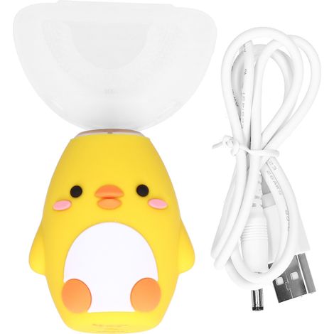 Brosse à dents électrique sonique en forme de U, rechargeable par USB avec fonction vocale, pour un nettoyage dentaire efficace à domicile (1/5)