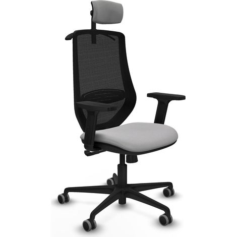 Piqueras y Crespo Mardos silla gris claro ergonómica