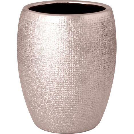 Aquasanit Glitter bicchiere ceramica rosa ramato codice prod: QF2100RA (1/3)