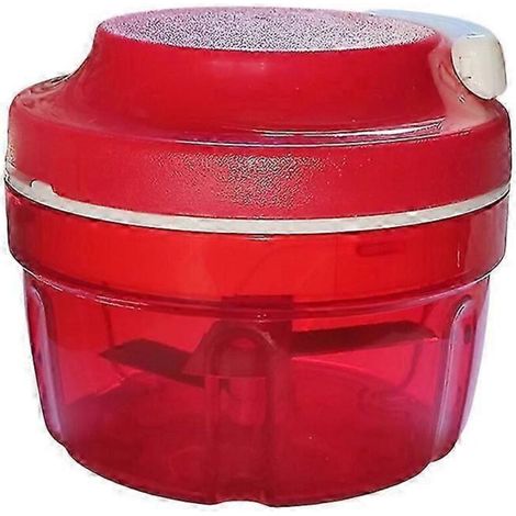 Hachoir à oignons Tupperware Chef Turbo-chef rouge compatible avec le coupe-oignons Speedy Boy D158 (nouveau modèle 2025) - bord concave