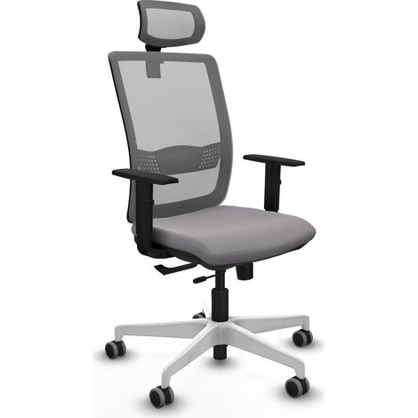 Chaise piqueras y crespo Haches gris cuir synthétique maille (1/2)
