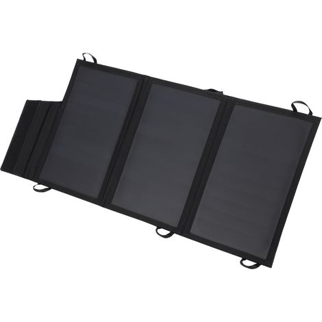 Chargeur solaire 15W panneau solaire pliable ports USB doubles pour smartphones tablettes enceintes et autres appareils (1/5)