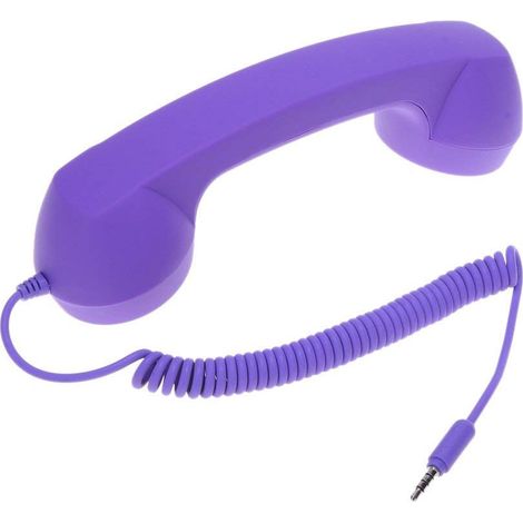 Écouteur rétro classique 3,5 mm pour smartphone - micro-casque téléphonique mini récepteur d'appel (1/5)