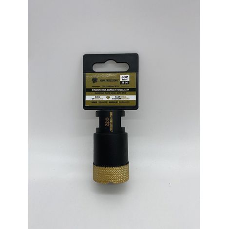 Corona de diamante M14 32 mm perforación en seco profesional indio
