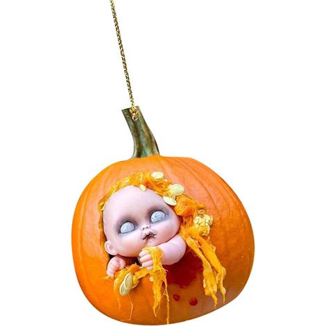 Halloween-Kürbis-Autoanhänger, Acryl-Innenspiegel-Ornament, Auto-Hängedekoration, Spiegel-Accessoire, Auto-Charm (1/5)