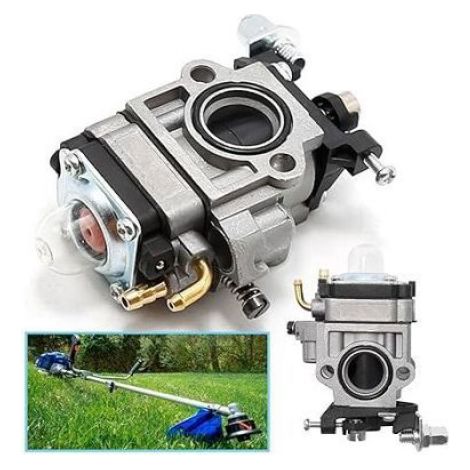 Carburateur - Pour Moteur Débroussailleuse 52cc 49cc 43cc - Compatible Tondeuse Tronçonneuse Irrigation - Fixation 31 mm - Kit Complet (1/5)
