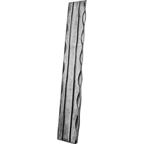 Zweifach gehämmerte Flachstangen-Schmiedeelemente 40x5 1M 30.002