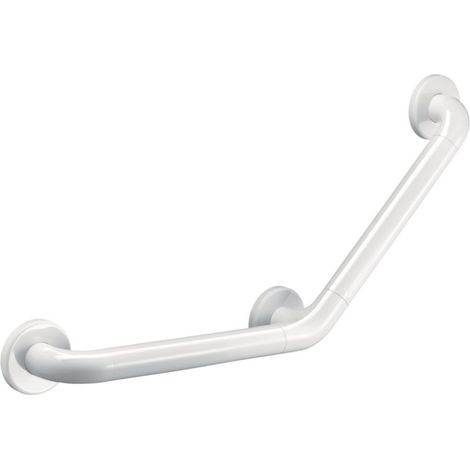 Poignée à 135° D32 nylon HR brillant blanc 3 points de fixation 220x220 Réf 5083N (1/2)