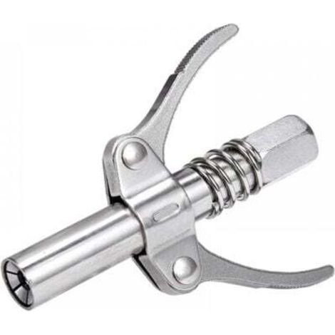 1PC Embout Pompe a Graisse, Coupleur Rapide pour Pistolet à Graisse,10 000 psi, Embout de Préhension pour Graisseurs Coniques et tous Types de Presses de Graisse