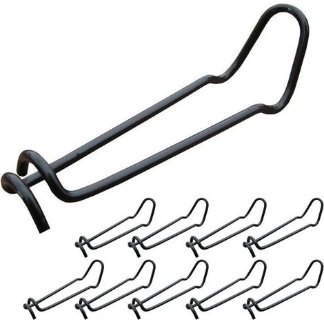 Lot de 20 clips de connexion pour piquets de jardin uniquement compatibles avec les tuyaux ronds de 16 mm de diamètre (1/5)