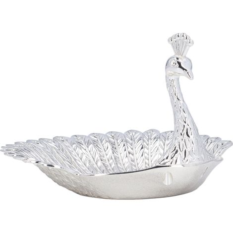 Plat de Service Élégant en Forme de Cygne pour Fruits, Bonbons et Apéritifs, Idéal Décoration de Table (1/5)
