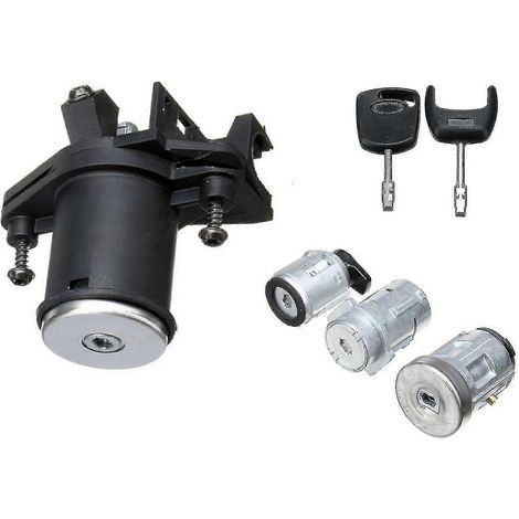 1 barillet de contacteur d'allumage avec 2 clés 1479660 pour Ford Fiesta Mk V Fusion (1/5)