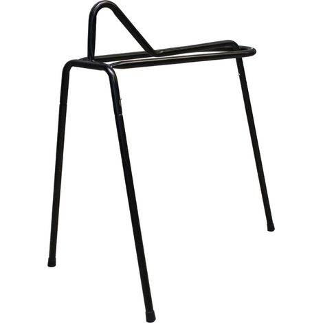 Porte-selle métallique noir détachable à trois pattes
