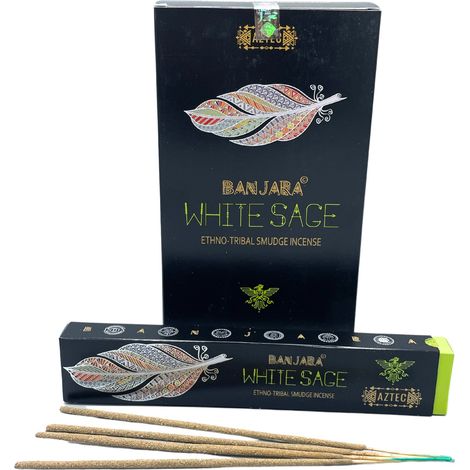 Encens Tribal Smudge Banjara - Sauge Blanche- Vendu par 1 (1/3)