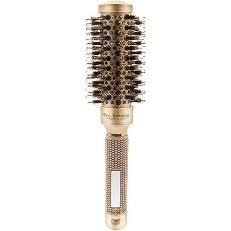 Brosse Ronde - Brosse à Cheveux Thermique Nano - Pour Brushing Professionnel à la Maison - 1 Pièce
