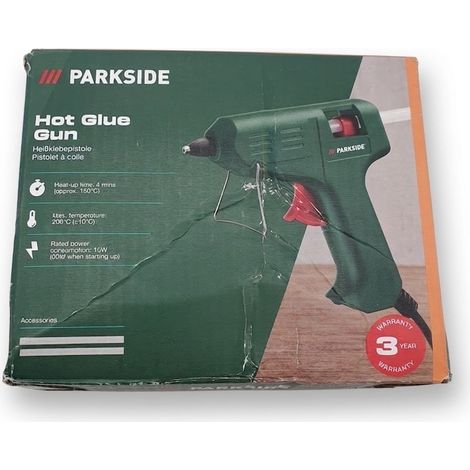 PARKSIDE - Pistolet à colle - 200°C - 15W - Chauffe rapide 4 min - Garantie 3 ans - Voir photos (1/5)