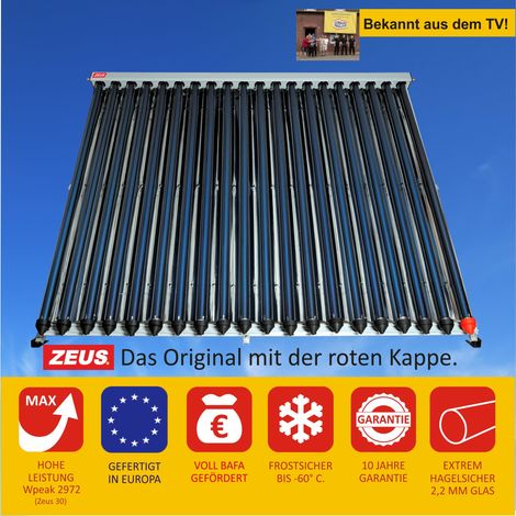 Röhrenkollektor Vakuumröhrenkollektor Solarthermie Kollektor Solaranlage Zeus cpc 20 (1/5)