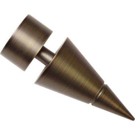Gardinia Endknopf Kegel zu Stilprogramm Windsor, Ø 25 mm bronze Gardinenstangen & Zubehör (1/2)