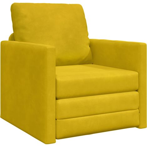 Maison Exclusive - Schlafsofa Dunkelgelb 74 x 77 x 81 cm Samt