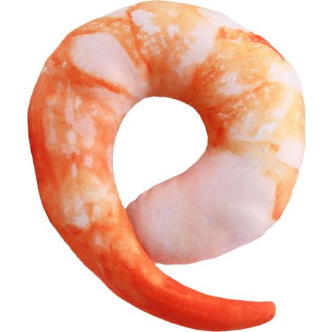 Peluche pour chien couineuse, imitation crevettes 3D, résistante aux morsures, idéale pour soulager l'ennui et l'anxiété. (1/2)
