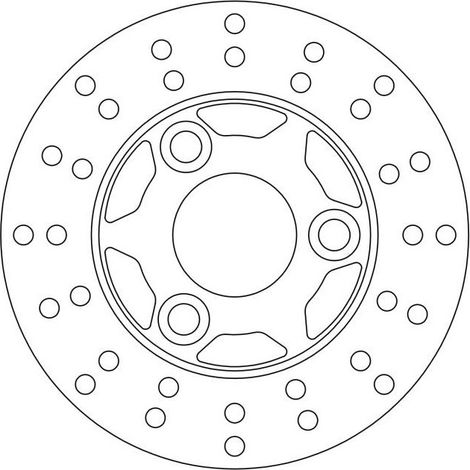 Disque de Frein Fixe MBK - Homologué TÜV