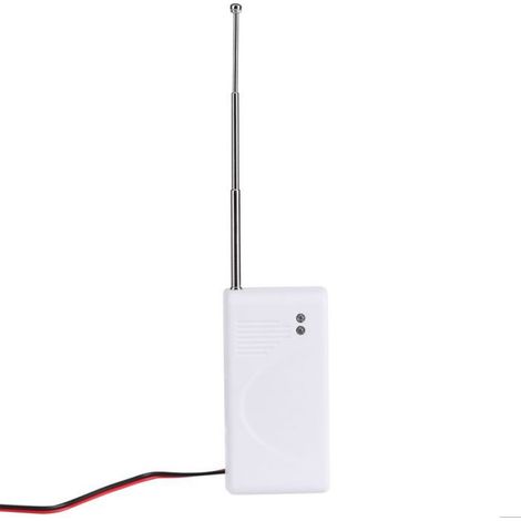 Détecteur de fuite d'eau - Sécurité - Filaire - 433 MHz - Alarme de niveau d'eau - Blanc (1/5)