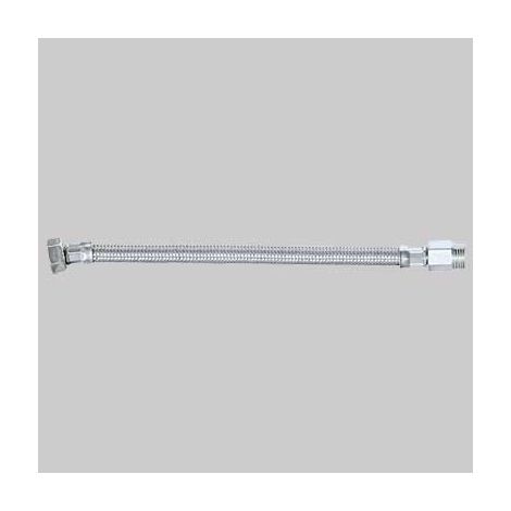 FLESSIBILE IN ACCIAIO INOX MF 1/2 X 1/2 PROLUNGATO  cm 20     MADE IN ITALY