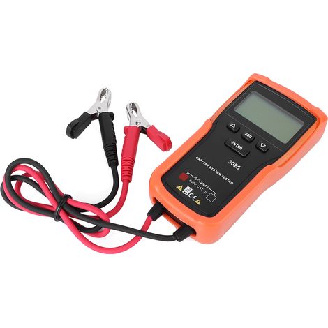 Autobatterietester, Ladesystemanalysator, Schaltungsprüfgerät, 100–1700 CCA, 12 V, 24 V (1/5)