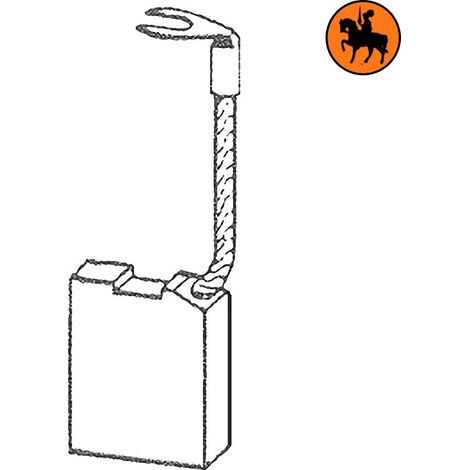Ensemble de 4 balais de charbon JUNGHEINRICH 28716930 10x20x26mm