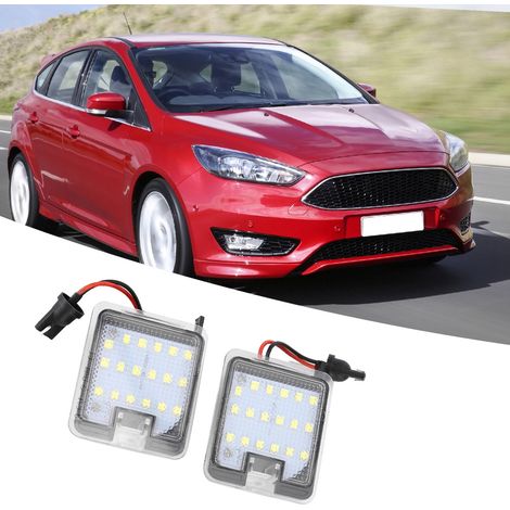 Lot de 2 lampes de courtoisie LED pour rétroviseurs extérieurs, compatibles avec Ford Focus 2013 (1/5)