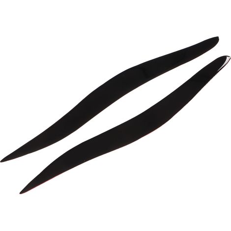 Paire de sourcils de phares avant, garniture noire brillante, décoration en plastique souple, remplacement pour IS250 IS300 IS350 2006‑2012 (1/5)