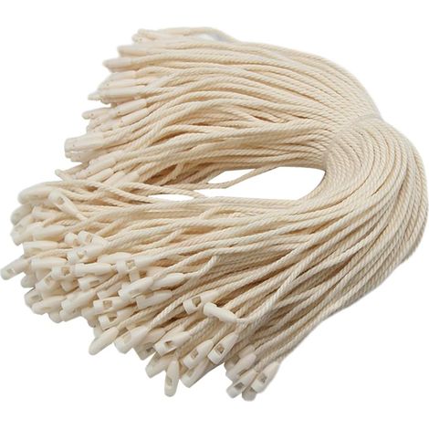 Lot de 200 sangles jetables en nylon avec boutons-pression, sangles auto-agrippantes pour étiquettes de prix et attaches d'étiquettes de sécurité (1/5)
