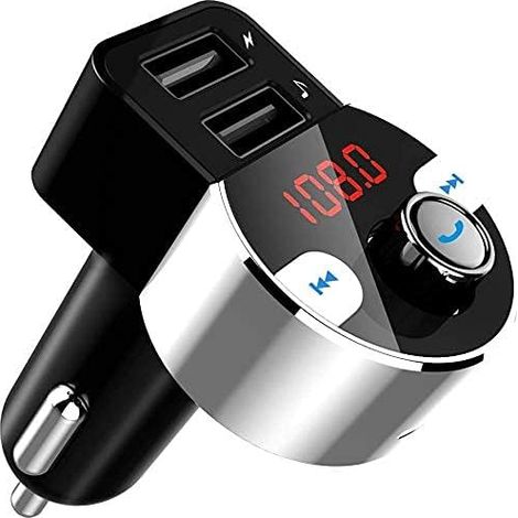 Émetteur FM Bluetooth, adaptateur audio pour autoradio MP3, kit mains libres pour voiture