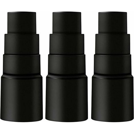 Lot de 3 adaptateurs pour tuyau d'aspirateur - Pour Kärcher Bosch Parkside Makita Metabo Black & Decker (1/5)