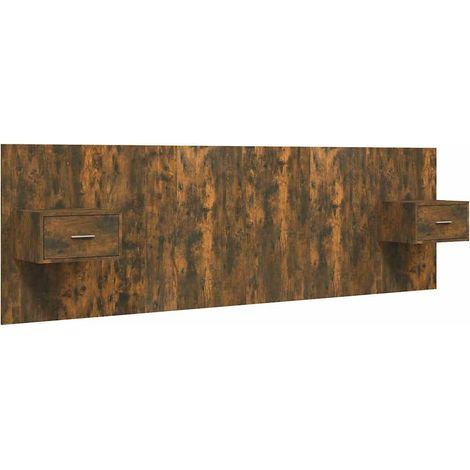Maison Exclusive - Cabecero de cama y mesitas madera contrachapad (1/5)