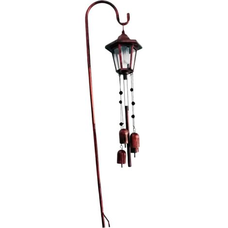 Solar Wind Chime Light Lumière De Jardin Solaire avec Décoration Élégante pour Cour Et Pelouse Apportez Une Ambiance Charmante à Votre Espace Extérieur (1/5)