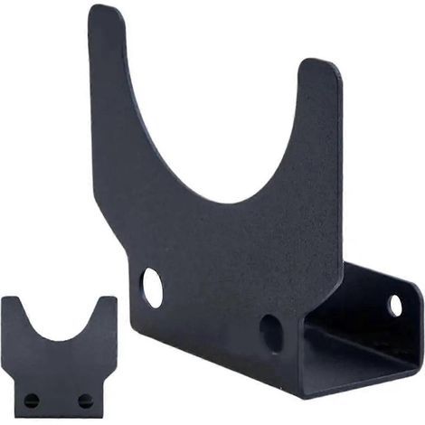 Set mit 2 multifunktionalen Wandhalterungen für Winkelschleifer, schwarz. (1/5)