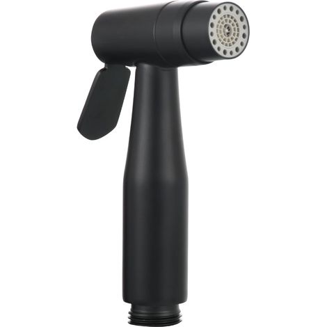 2 Jets Stainless Steel Hand Bidet Sprayer Black (1/5)