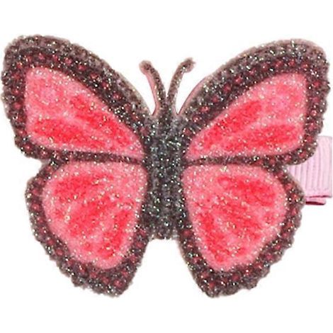 Damen-Haarspange mit Fransen, Haarspange mit Schriftzug, seitliche Haarspange, schlichte und farblich abgestimmte Haarspange, Entenschnabelhaarspange (1/5)