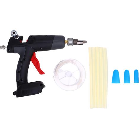 Strumento invisibile per la posa di cavi in fibra ottica, compatibile con batterie BL1830B, BL1840B e BL1850B. Ugello regolabile a 360°. Pistola per colla a caldo senza fili. Cablaggio FTTR.