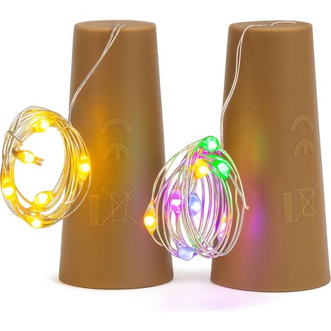 Lampes décoratives LED en forme de bouchon de bouteille conique (1/5)