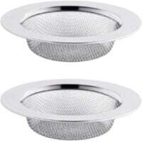 coladores de fregadero de acero inoxidable, 11,5 cm, filtro de desagüe, colador de fregadero, rejilla de fregadero, colador de fregadero de cocina - Crezuo (1/4)
