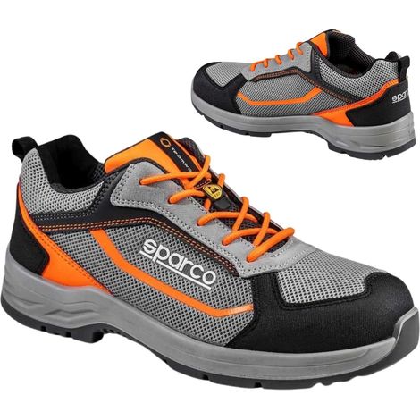 Scarpe Antinfortunistiche Sparco Pato S1P ESD Grigio/Arancione 42