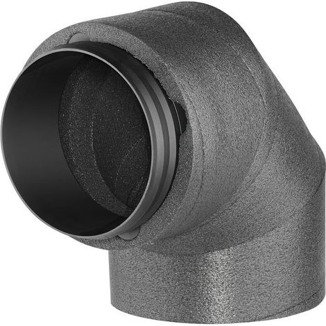 Helios IP-B 180/90 IsoPipe 90 Grad Bogen mit Innenverbinder, EPE, Brandklasse B1 (1/2)