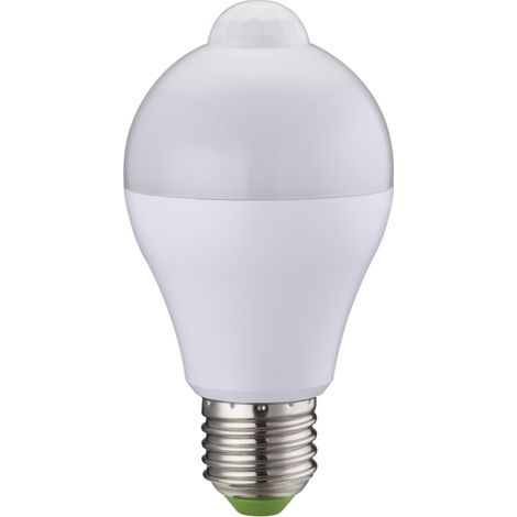 Bombilla e27 con sensor de movimiento ip20, c/ángulo cobertura 360º, en pc c/ prot. uv