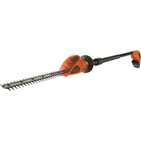 BLACK+DECKER NOŻYCE DO ŻYWOPŁOTU NA WYSIĘGNIKU 18V 1x2,0Ah 3h