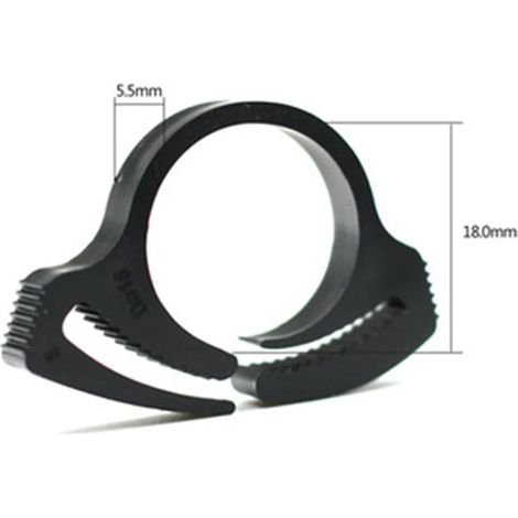 (Collier de serrage 16 mm) 2 raccords de tuyau PE 16 mm pour micro-irrigation goutte à goutte, système d'arrosage automatique, raccords en T et coude. (1/5)