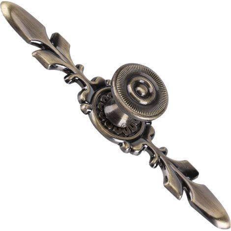 Europäischer Möbelgriff, Schubladengriff, Schrankgriff, Schreibtischtürgriff, Türknauf, Griff, Heimdekor, Grün-Bronze (1/5)