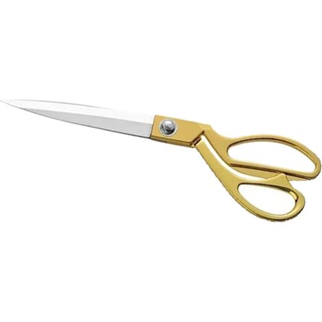 Ciseaux à vêtements en acier inoxydable, tranchants, rapides et précis, pour tailleur, couleur or, 26,5 cm (1/5)
